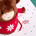 Christmas Moose Plushpop Card