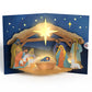 Oh Holy Night Nativity Light-Up Pop-Up Card