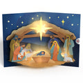 Oh Holy Night Nativity Light-Up Pop-Up Card