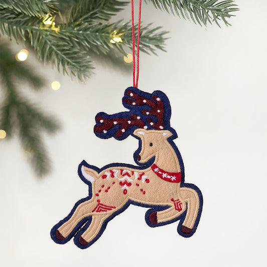 Prancing Reindeer HeartFelt Charm Card™