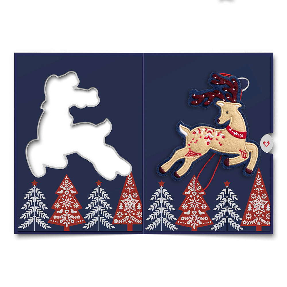 Prancing Reindeer HeartFelt Charm Card™