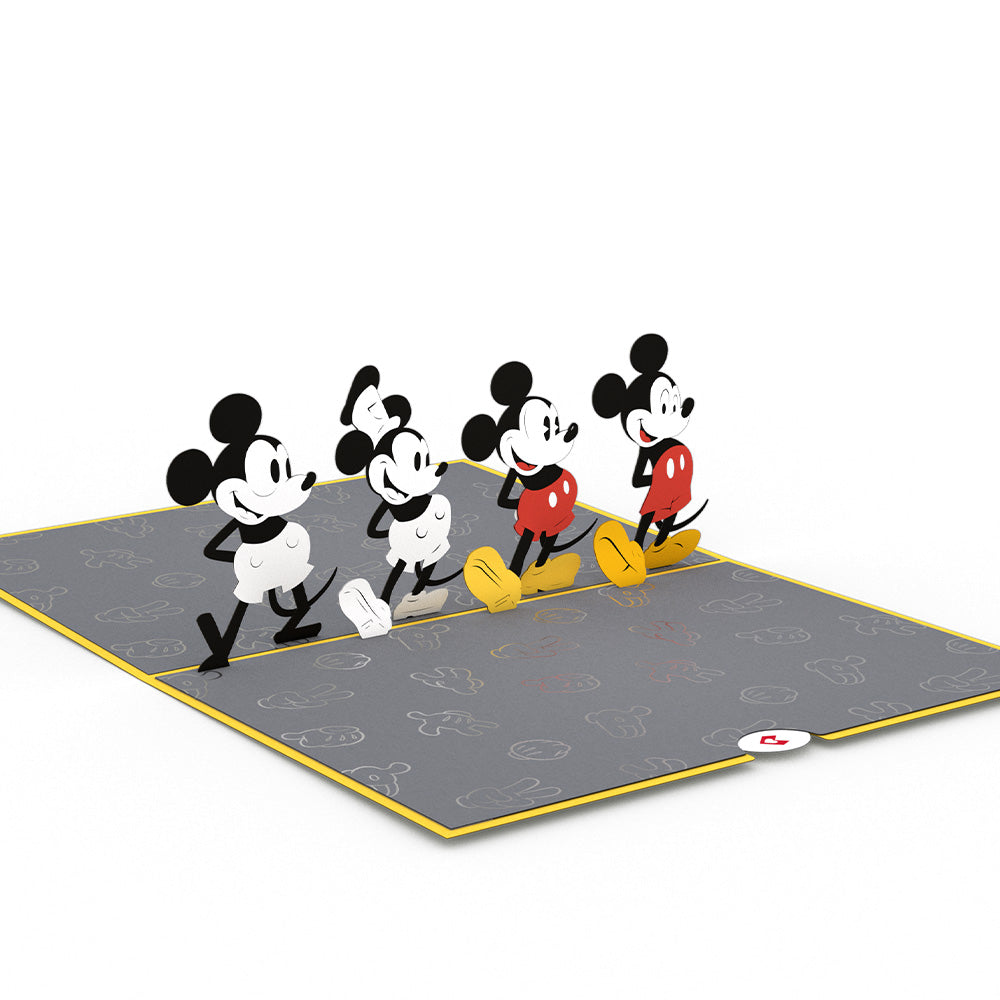 Mickey Mouse Through the Years Pop-Up Card
