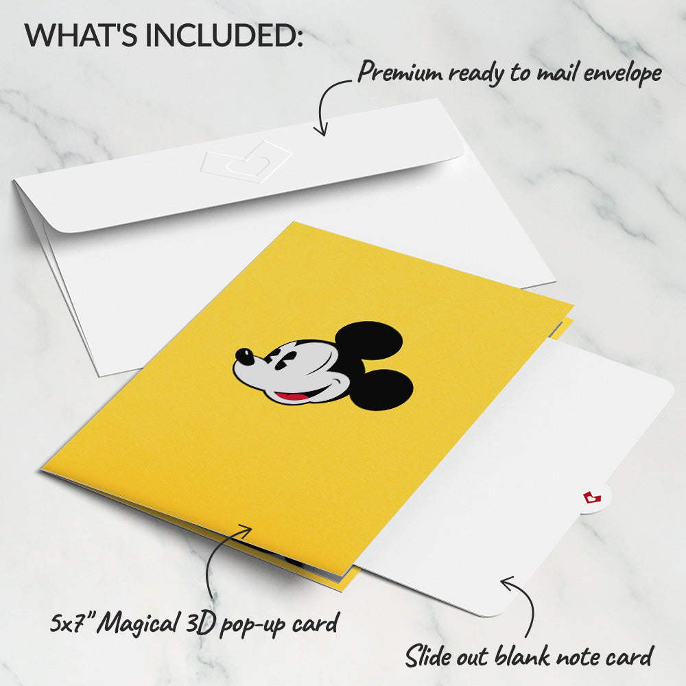 mickey mouse card sleeves Disney’s Mickey Mouse Through the Years Pop-Up Card