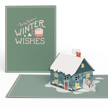 Wintry Holiday Greetings Box Set (Assorted 12-pack): Paperpop® Card