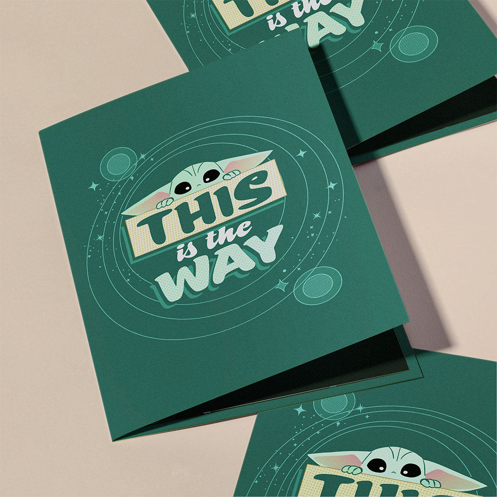 Star Wars™ Grogu™ 'This Is the Way' Plushpop Card