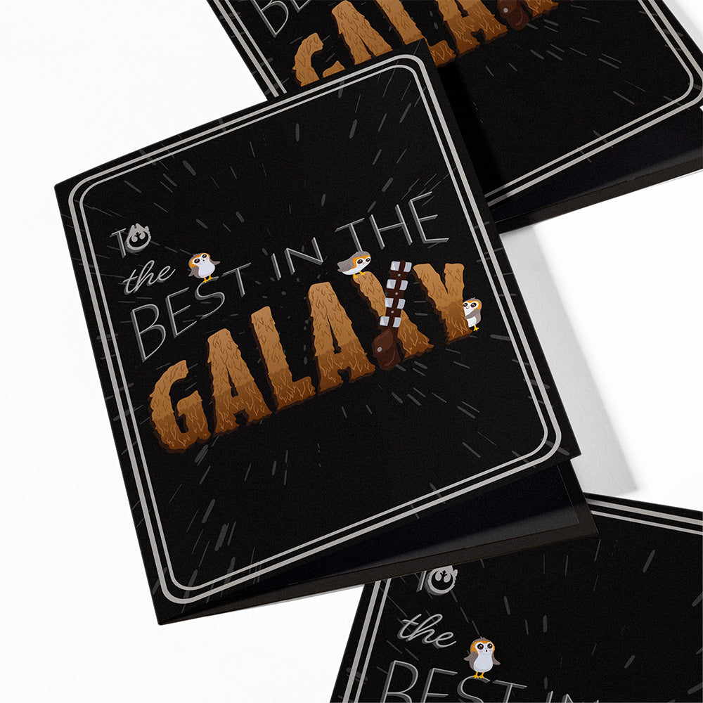 Star Wars™ Chewbacca™ 'Best in the Galaxy' Plushpop Card