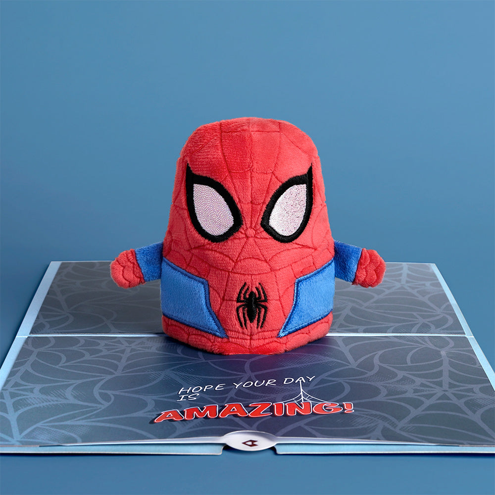 Spider-Man 'Hope Your Day Is Amazing' Plushpop Card