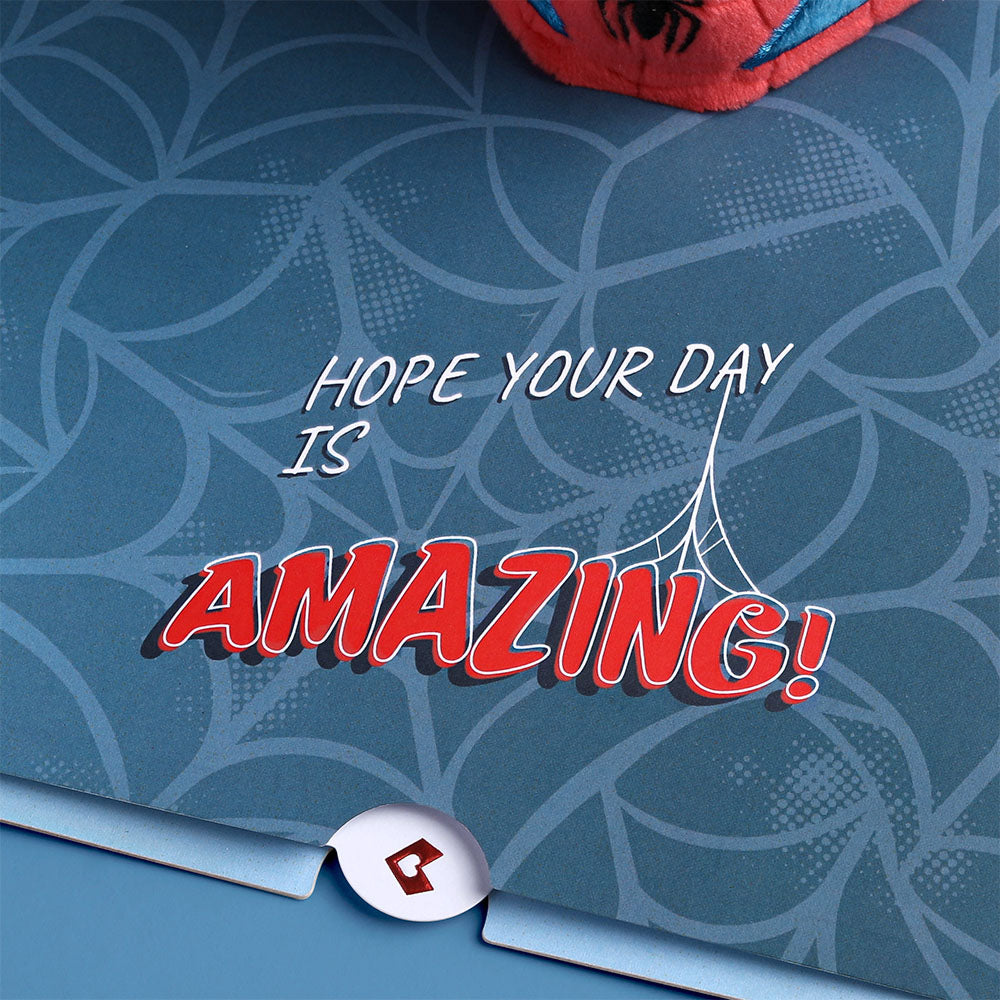 Spider-Man 'Hope Your Day Is Amazing' Plushpop Card