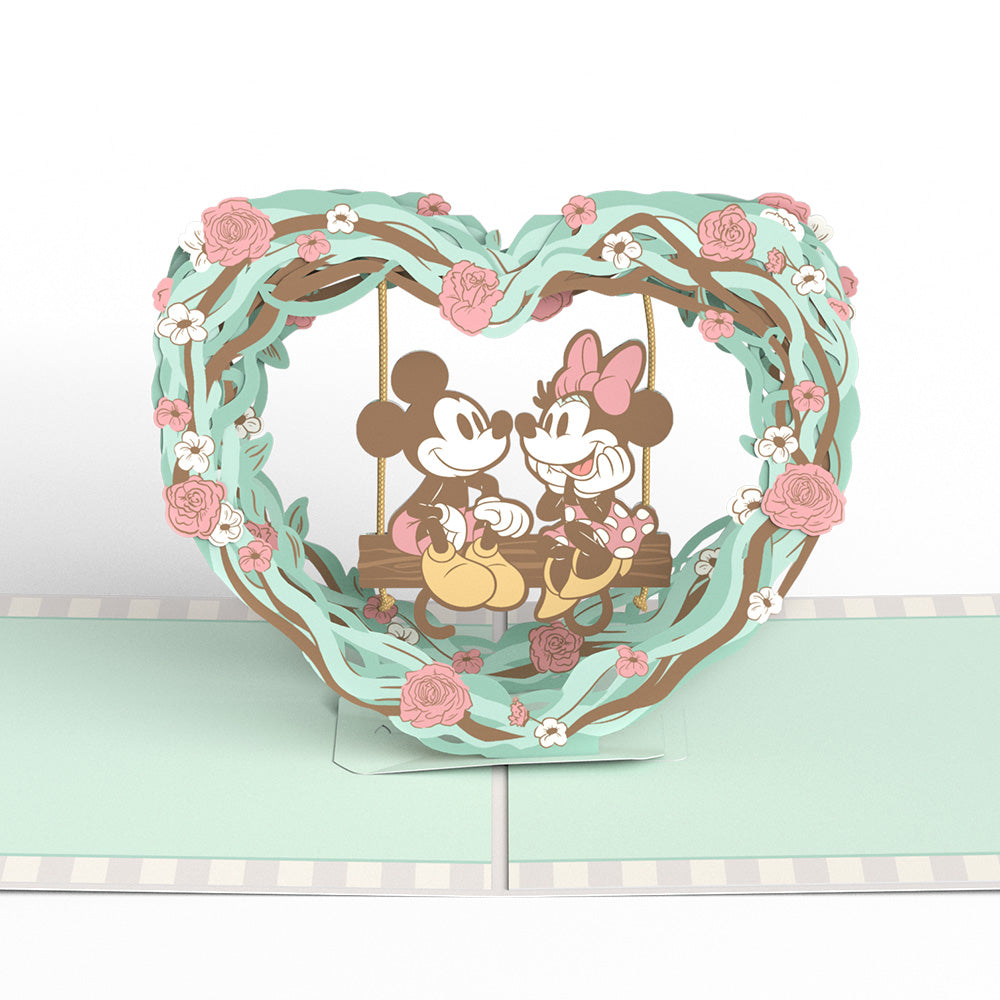 Disney's Mickey & Minnie Mouse My Favorite Place Is Next to You Pop-Up Card