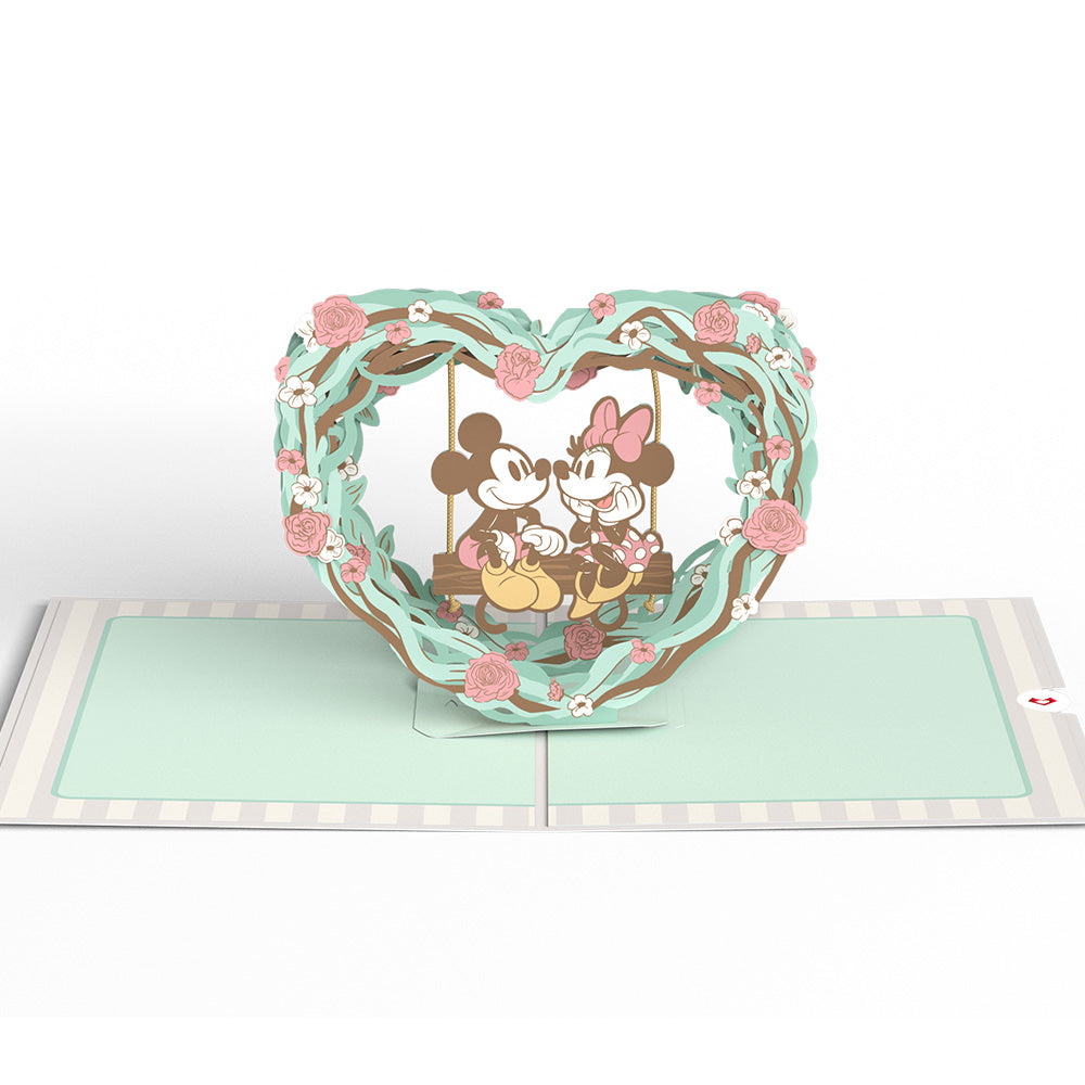 Disney's Mickey & Minnie Mouse My Favorite Place Is Next to You Pop-Up Card