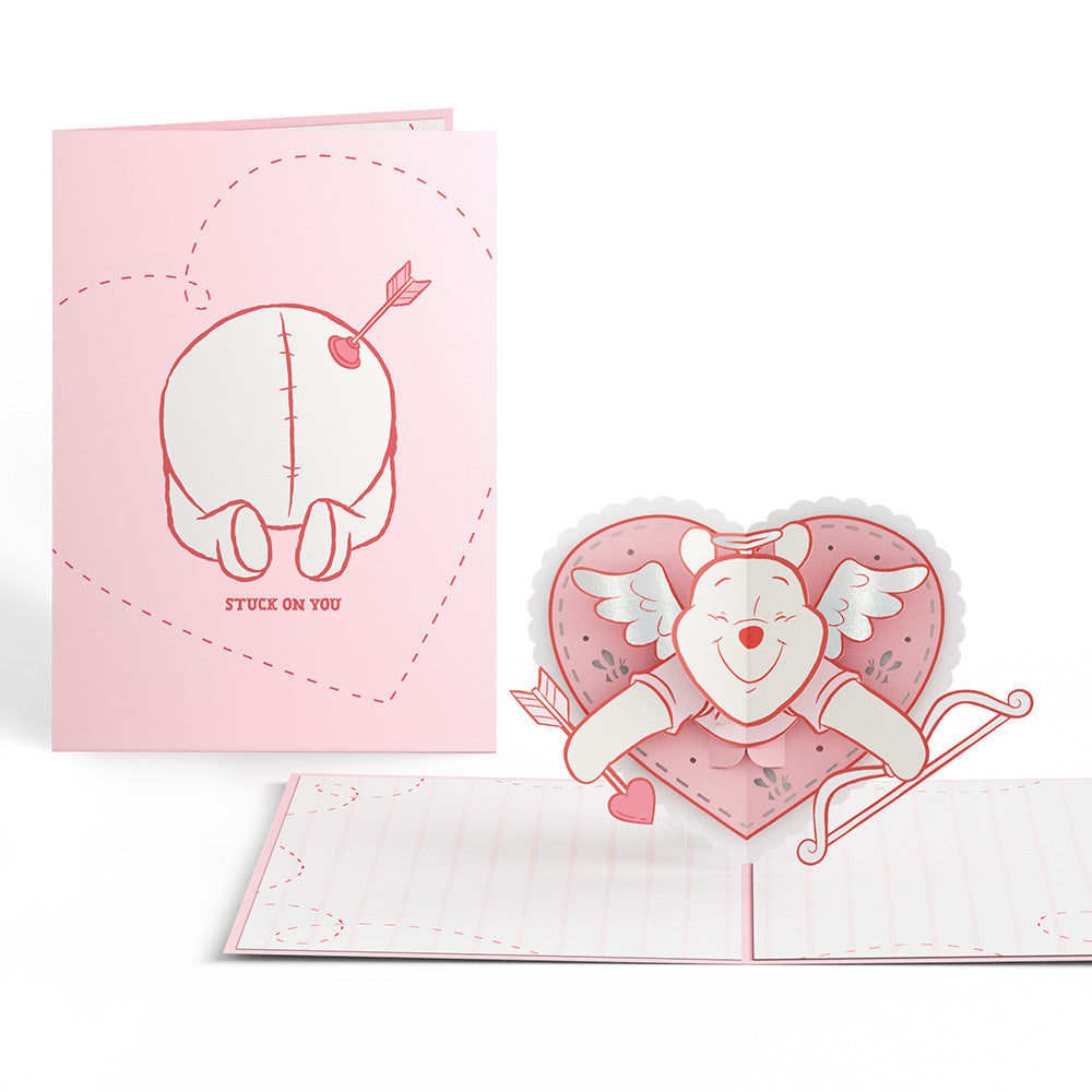 Disney’s Winnie the Pooh Pop-Up Card & Flower Buds Bouquet Bundle