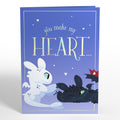 How To Train Your Dragon Toothless & Light Fury You Make My Heart Soar Pop-Up Card