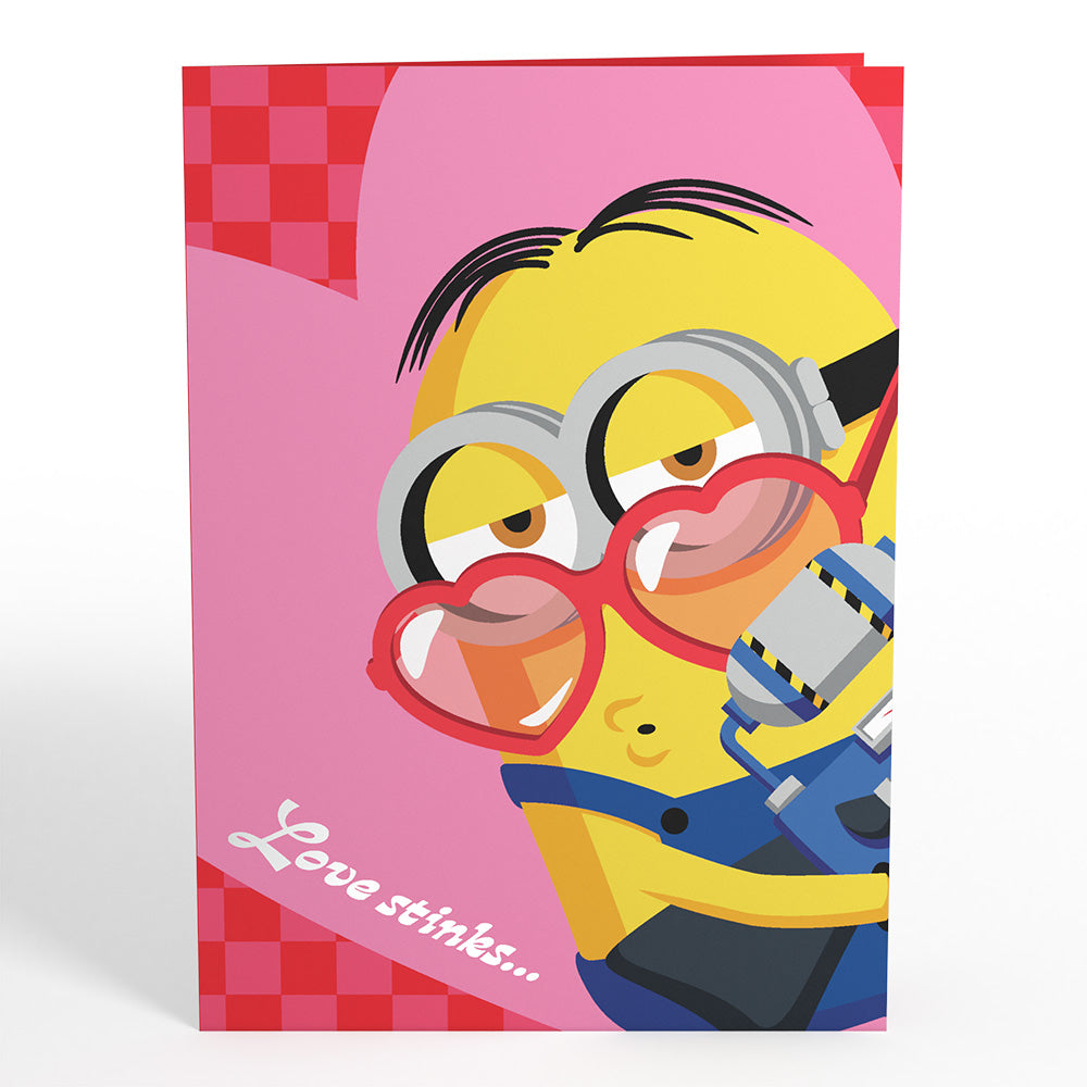 Minions Love Stinks Pop-Up Card