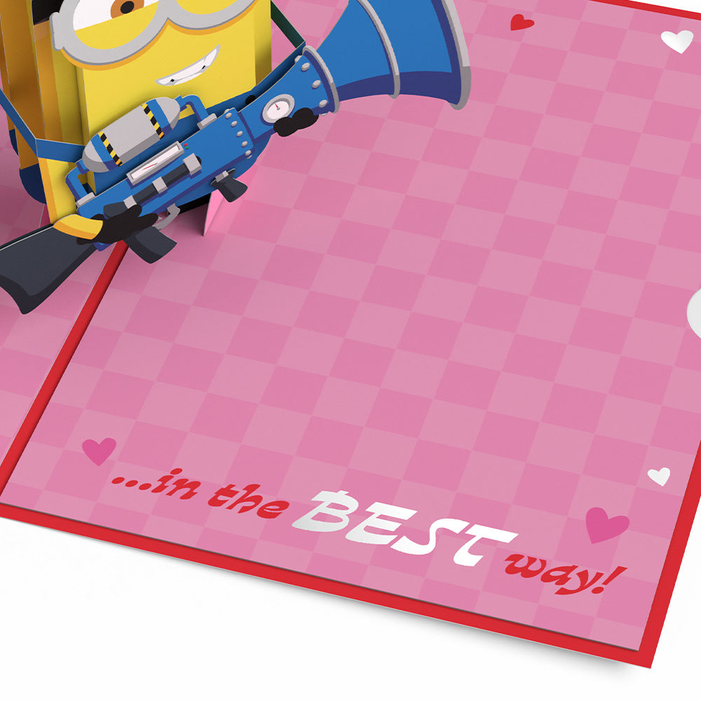 Minions Love Stinks Pop-Up Card