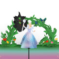Wicked Elphaba & Glinda We Go Together Like Pink & Green Pop-Up Card
