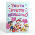 PAW Patrol You're Pretty PAWsome Pop-Up Card