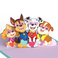 PAW Patrol You're Pretty PAWsome Pop-Up Card