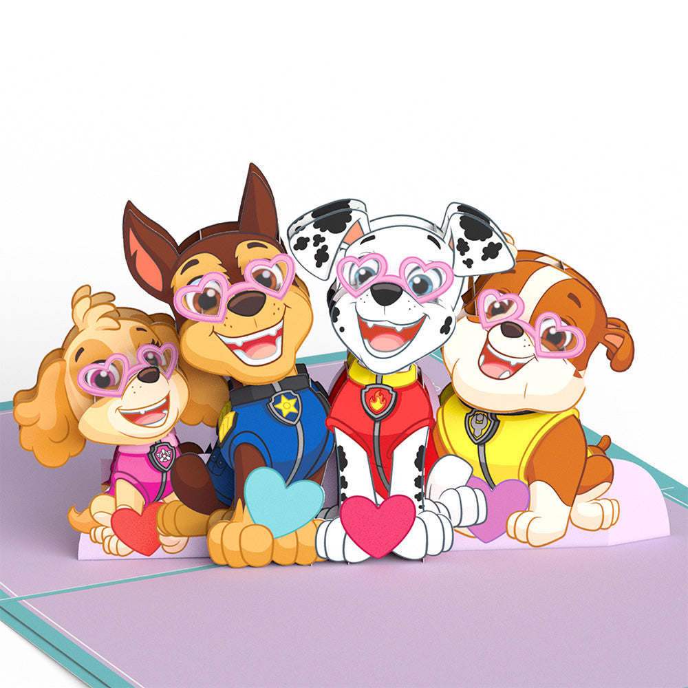 PAW Patrol You're Pretty PAWsome Pop-Up Card
