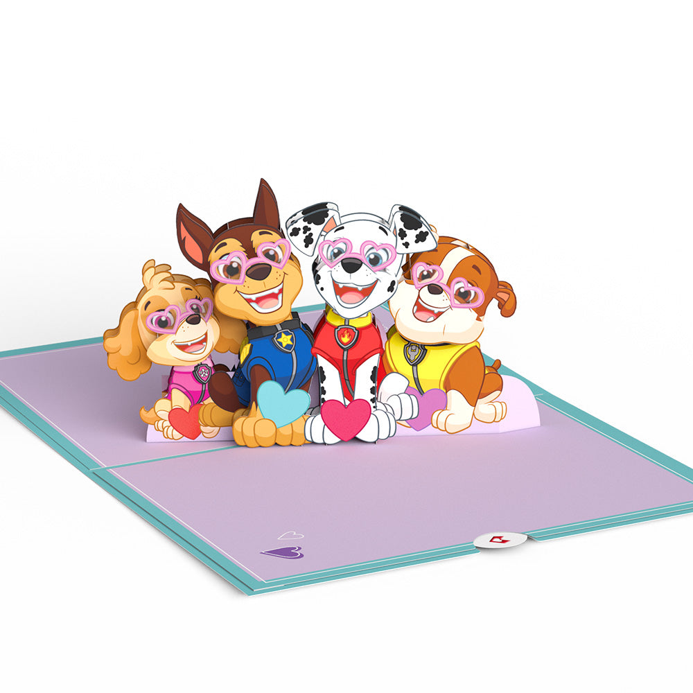 PAW Patrol You're Pretty PAWsome Pop-Up Card
