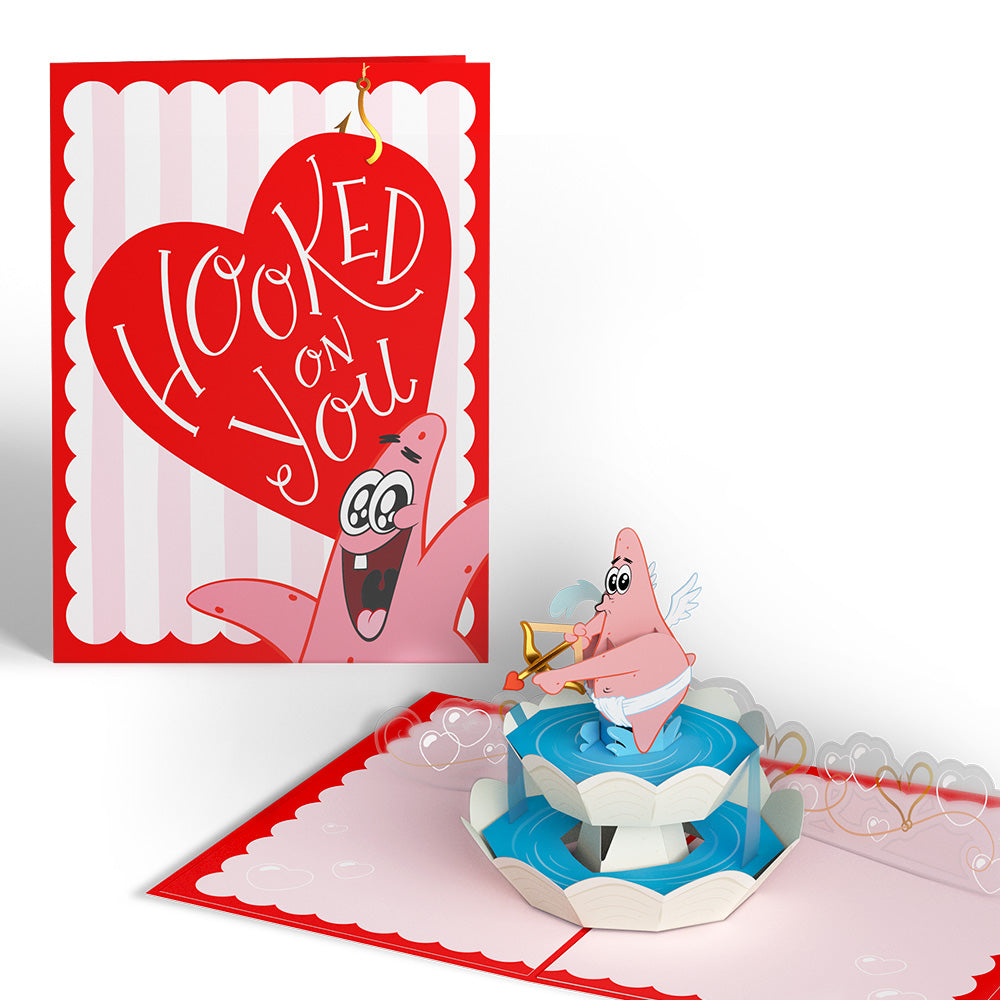 SpongeBob SquarePants Patrick Star Hooked On You Pop-Up Card