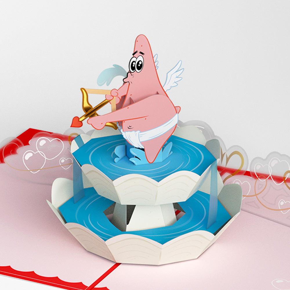 SpongeBob SquarePants Patrick Star Hooked On You Pop-Up Card