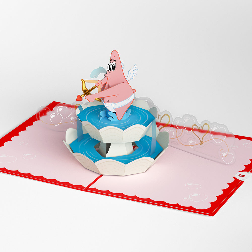 SpongeBob SquarePants Patrick Star Hooked On You Pop-Up Card