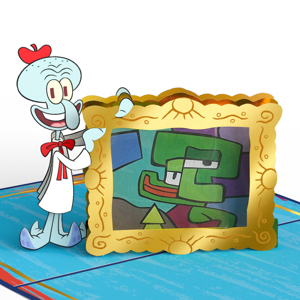 SpongeBob SquarePants Love You Like Squidward Pop-Up Card