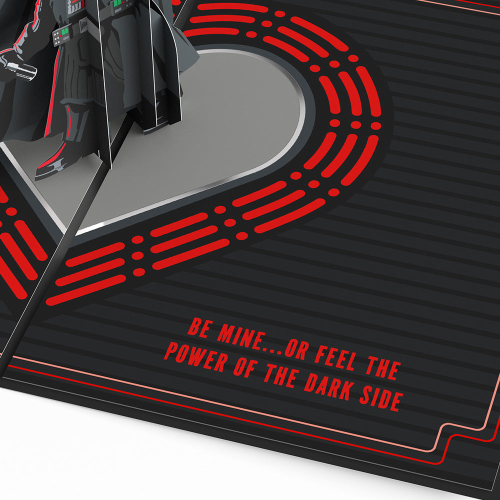 Star Wars™ Darth Vader™ Be Mine Pop-Up Card & Flower Buds Bouquet Bundle