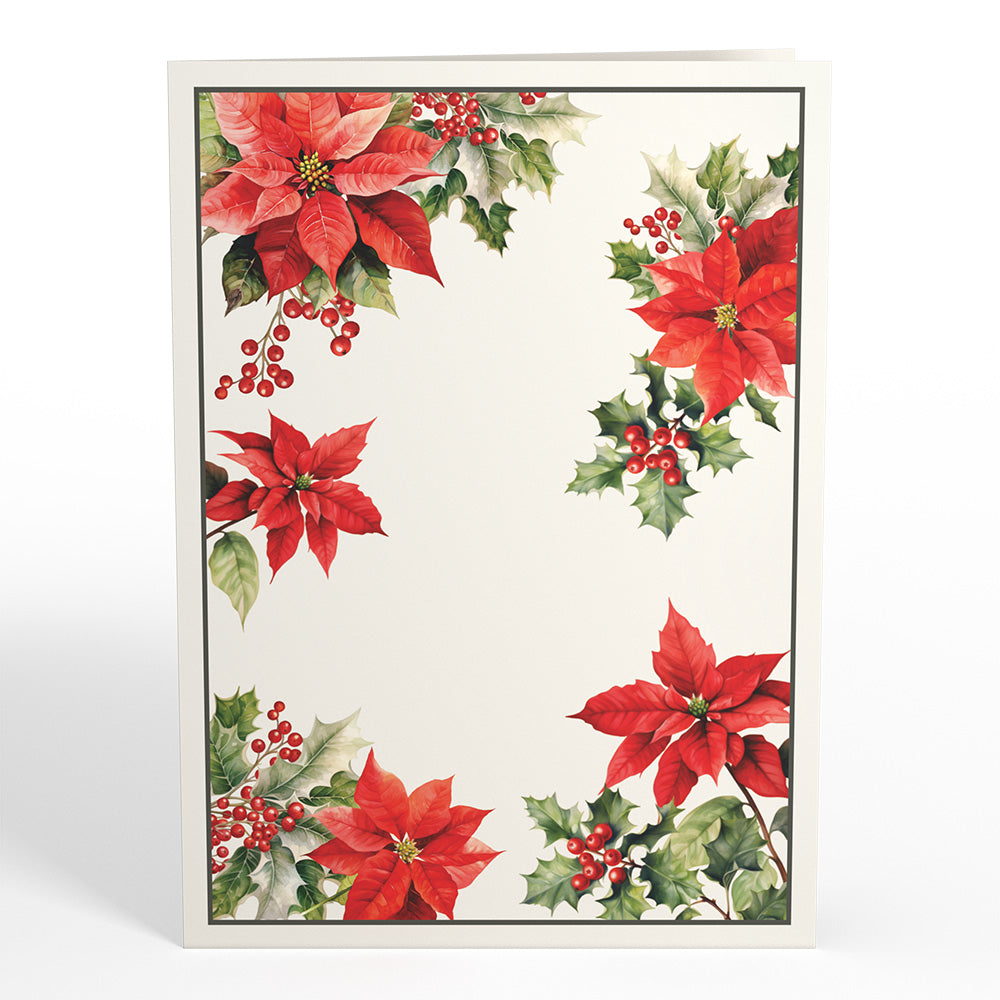 Born to Bloom: December Birth Month Flowers Pop-Up Card