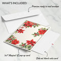 Born to Bloom: December Birth Month Flowers Pop-Up Card