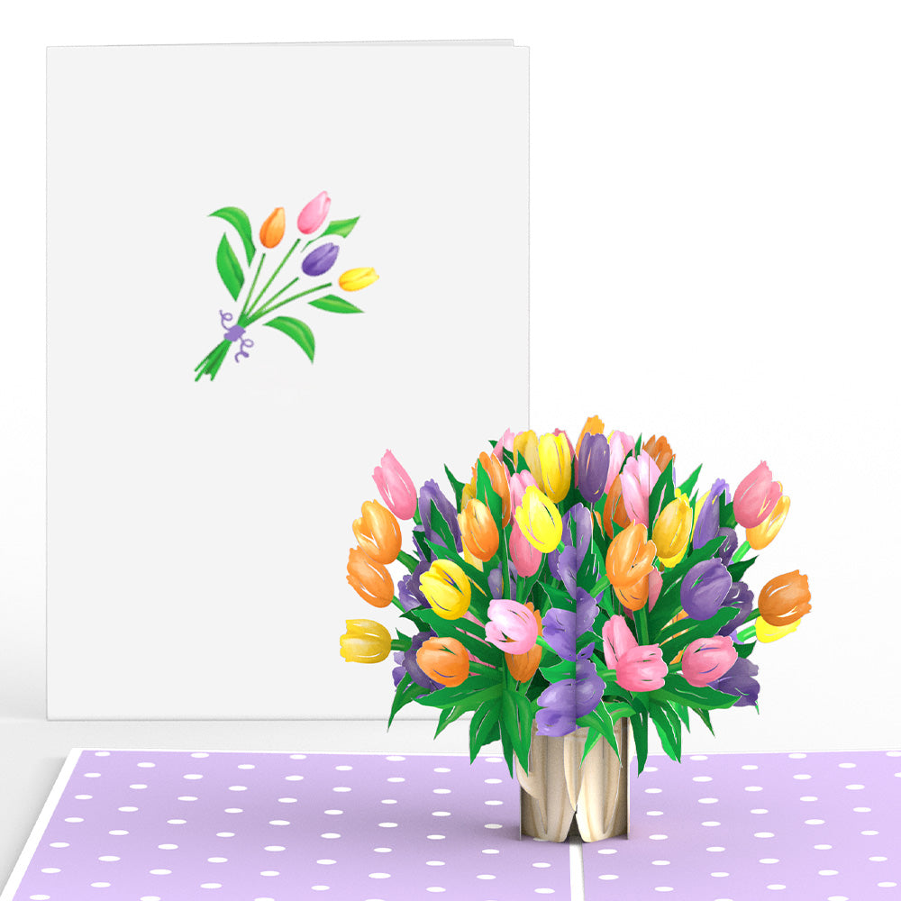 Timeless Tulips Pop-Up Card
