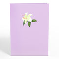 Peace Lily Pop-up Card