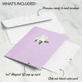 Peace Lily Pop-up Card