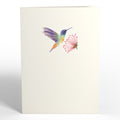 Vibrant Hummingbird Pop-Up Card