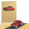 Iconic Classic Car Pop-Up Card