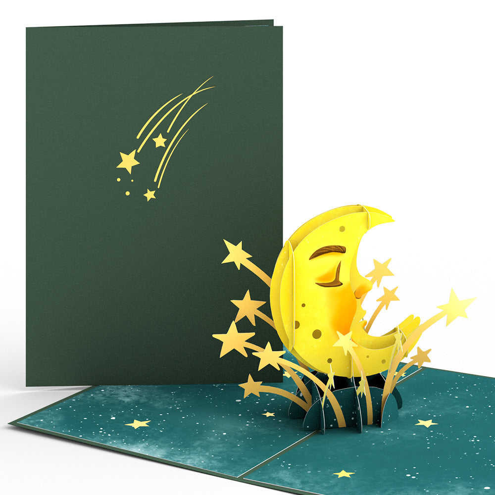 Moon and Stars Pop-Up Card