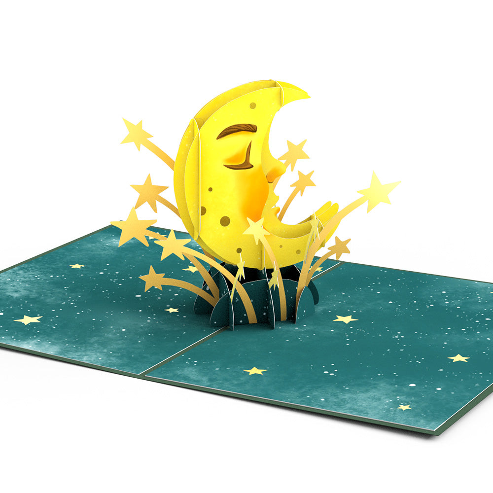 Moon and Stars Pop-Up Card