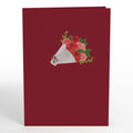 Everlasting Roses Bouquet Pop-Up Card