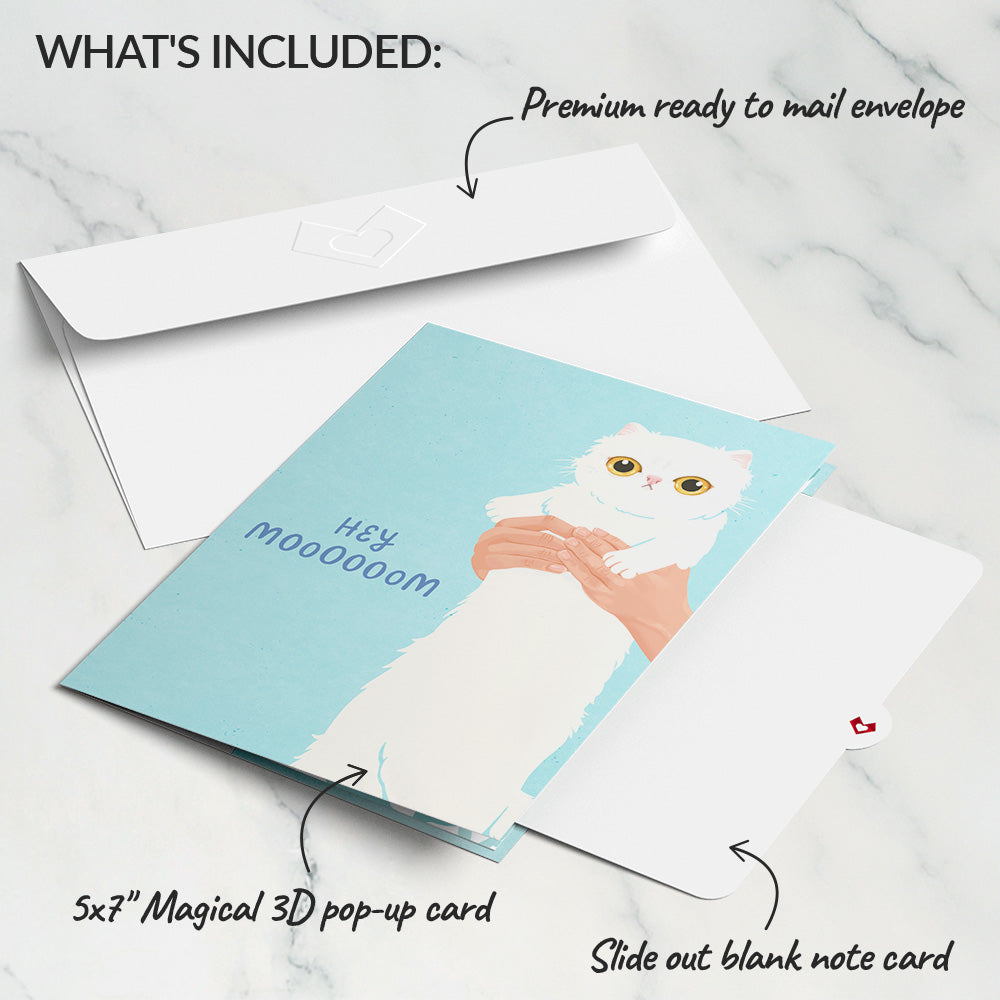 Cat Mom Pop-Up Card
