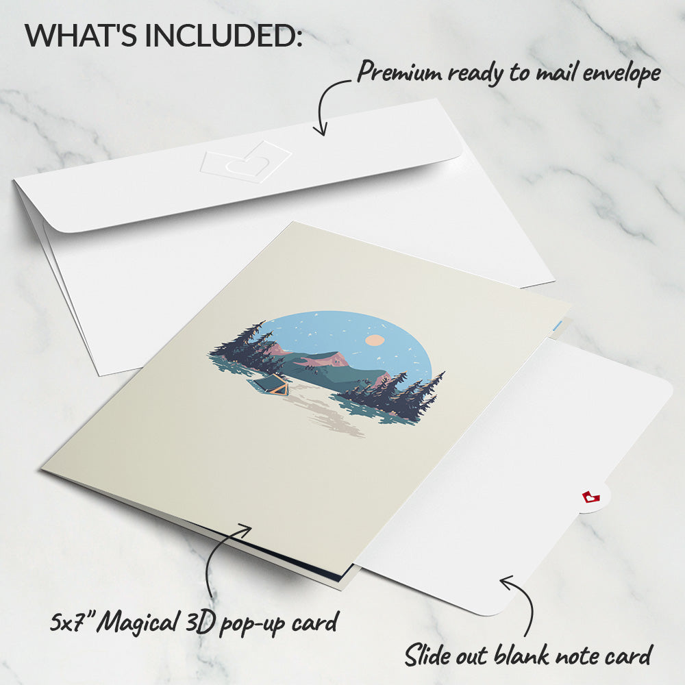 Classic Compass Pop-Up Card