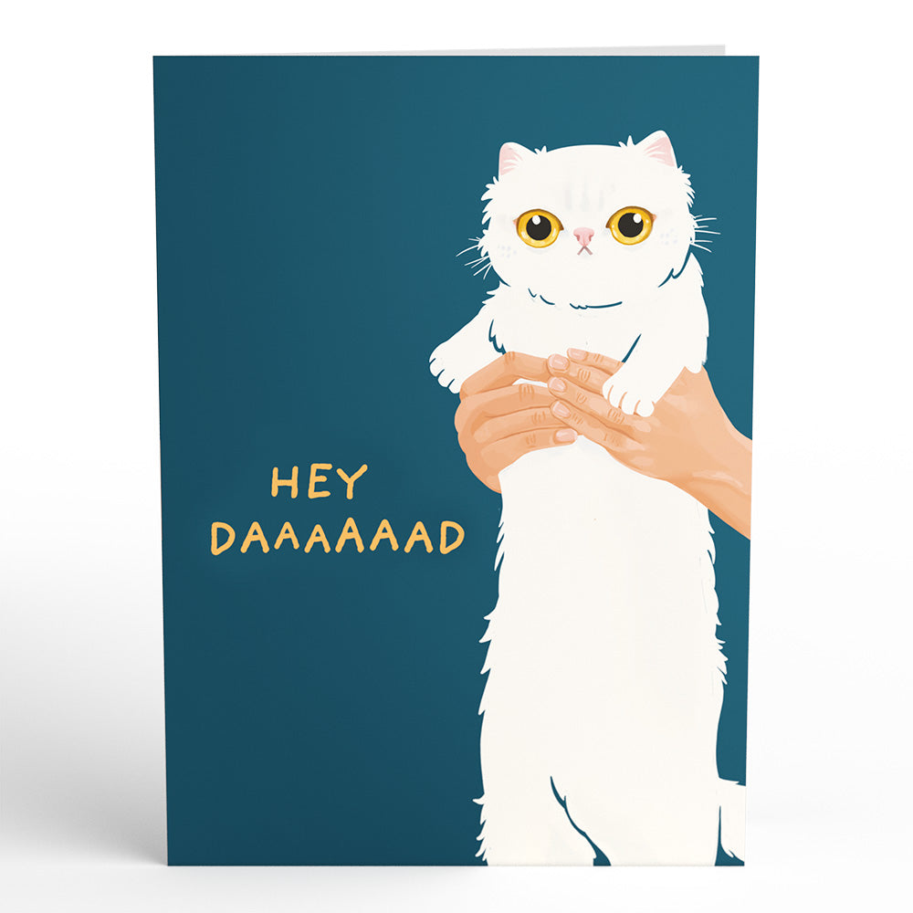 Cat Dad Pop-Up Card