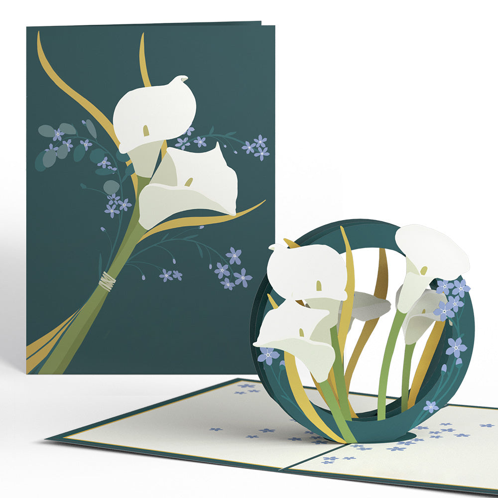 Calla Lily Pop-Up Card