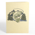Largemouth Bass Pop-Up Card