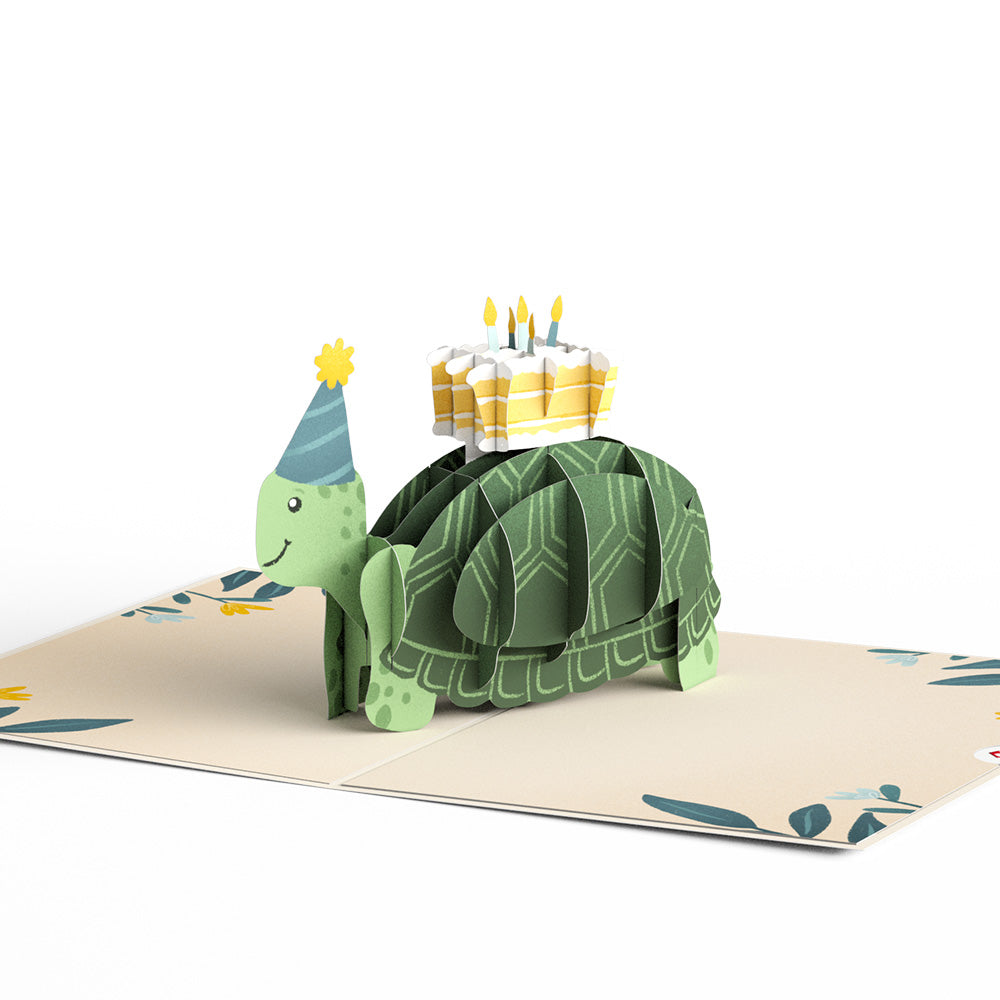Birthday Turtle Pop-Up Card