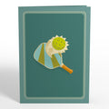 Playful Pickleball Pop-Up Card