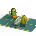 Playful Pickleball Pop-Up Card