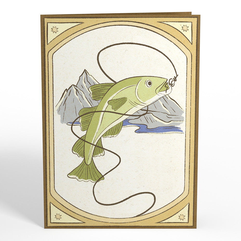 Cod Plaque Pop-Up Card