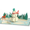 Winter Snowman Pop-Up Card