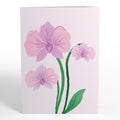 Orchid Card with Mini Bouquet