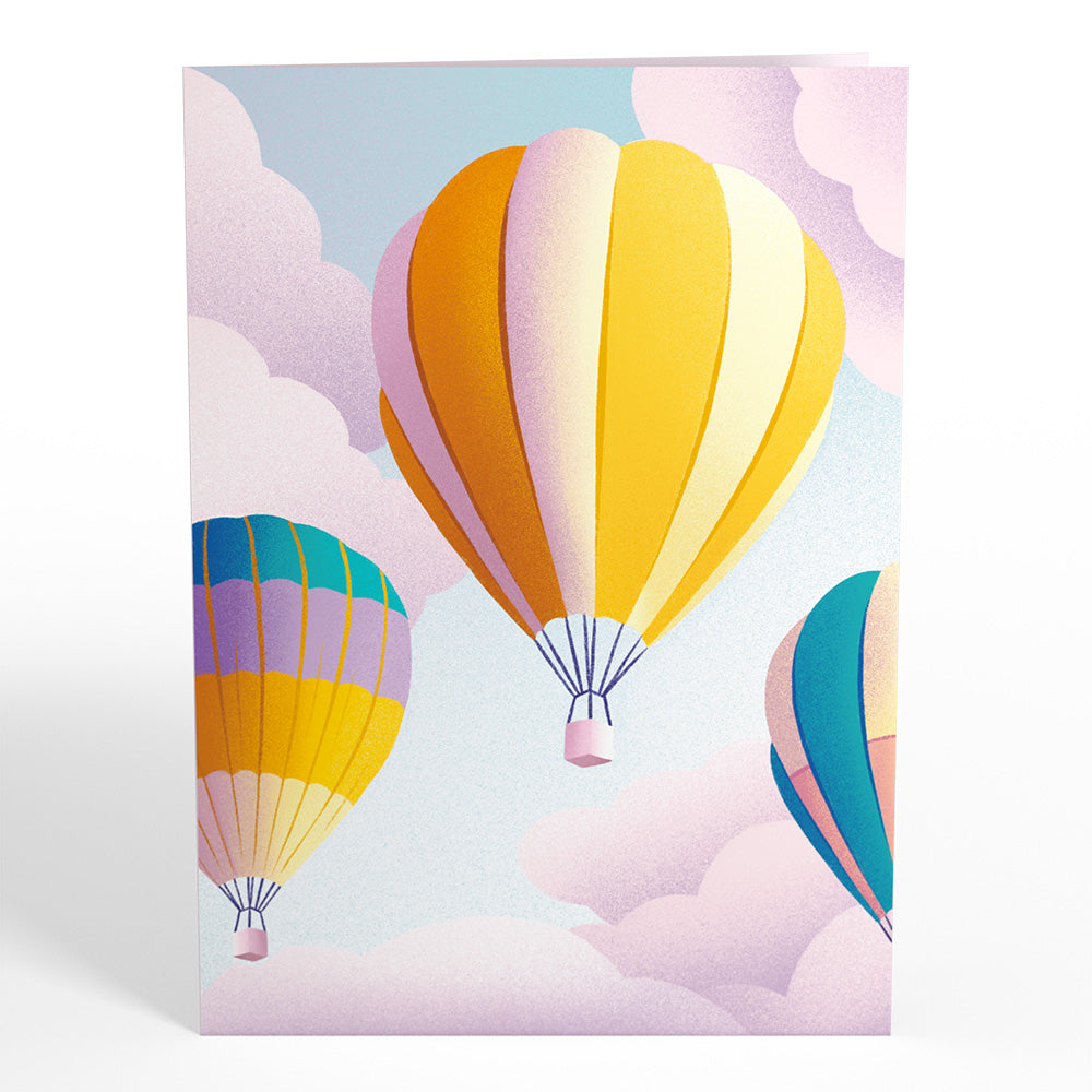 Majestic Hot Air Balloon Pop-Up Card